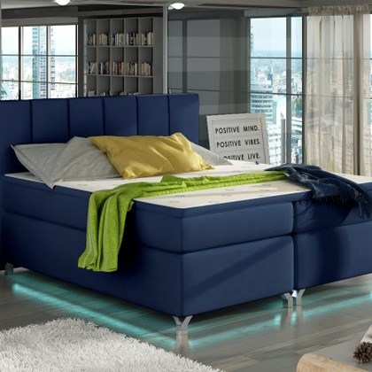 LED-es Boxspring Kontinentális ágyak