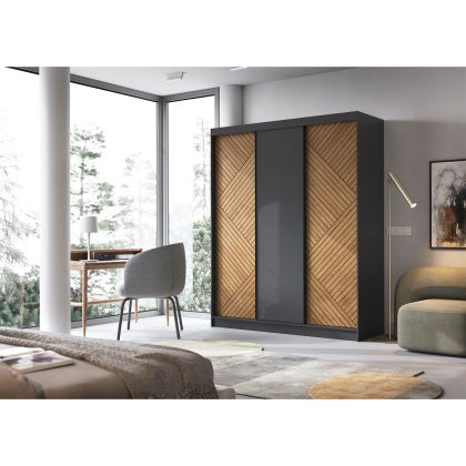 Marrphy III Gardrób és vitrines szekrény