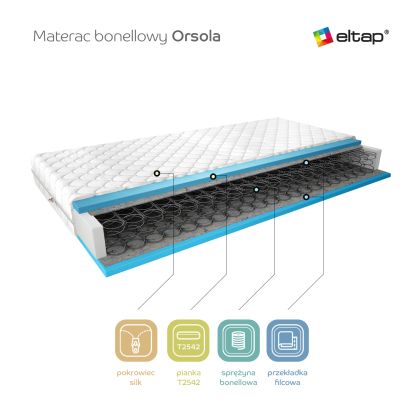 Materac Bonelowy Orsola 90x200 Silk Matracok-ágybetét