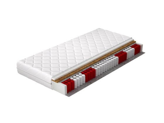 Materac Kieszeniowy Paros 180x200 Hipoalergiczny pokrowiec Matracok-ágybetét