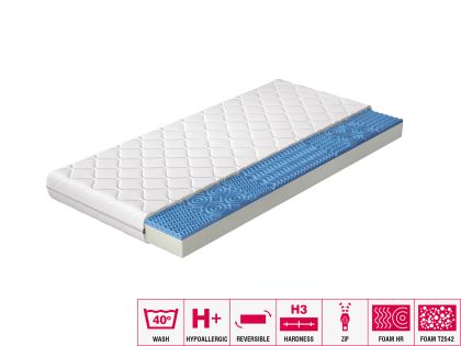 Materac Piankowy Lauren 140x200 Hipoalergiczny pokrowiec Matracok-ágybetét