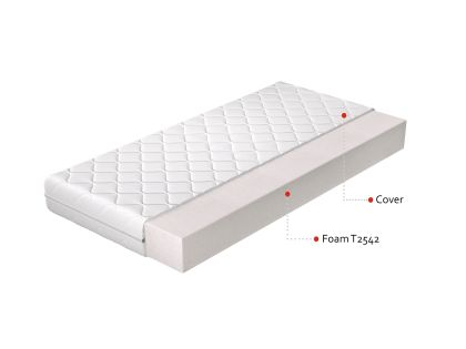 Materac Piankowy Lino 180x200 Hipoalergiczny pokrowiec Matracok-ágybetét