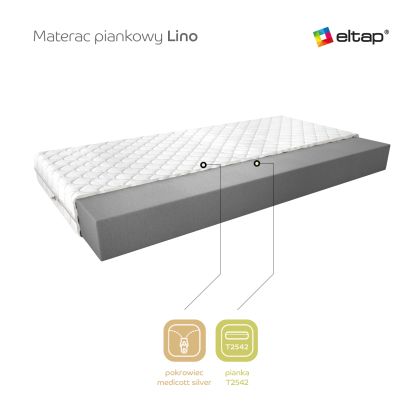 Materac Piankowy Lino 80x200 Medicott Silver Matracok-ágybetét