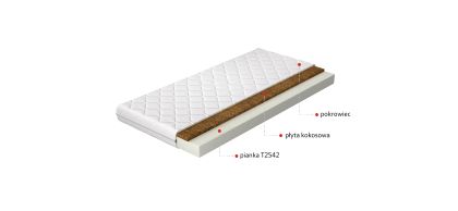 Materac Piankowy Luna 140x200 Hipoalergiczny pokrowiec Matracok-ágybetét