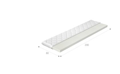 Topper T30 80x200 Hipoalergiczny pokrowiec Matracok-ágybetét
